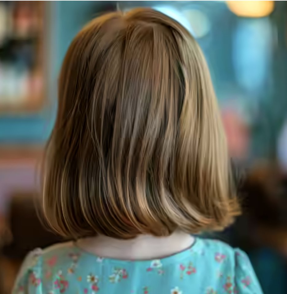 A neat, layered bob with a soft, smooth finish.